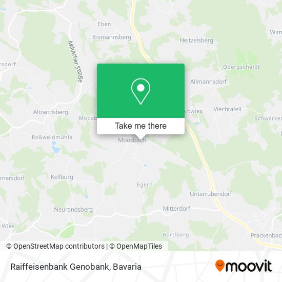 Raiffeisenbank Genobank map