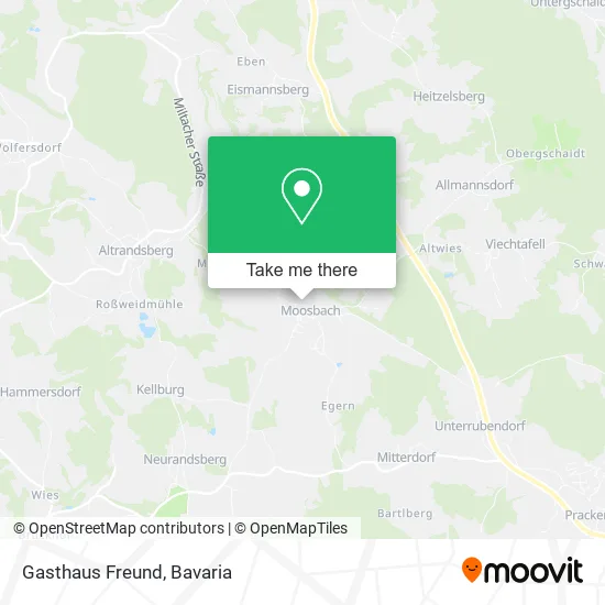 Карта Gasthaus Freund