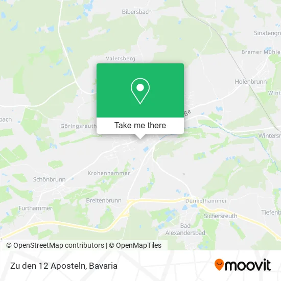 Карта Zu den 12 Aposteln