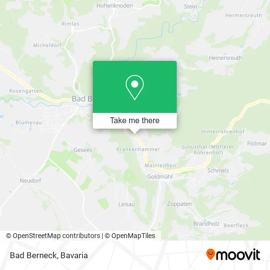 Карта Bad Berneck