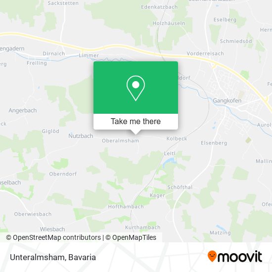 Карта Unteralmsham