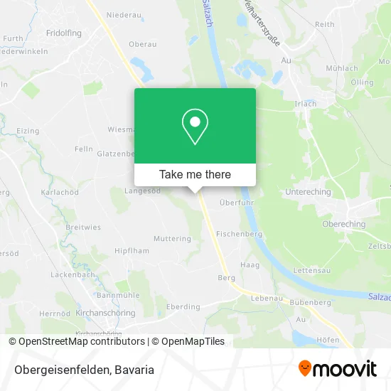 Карта Obergeisenfelden