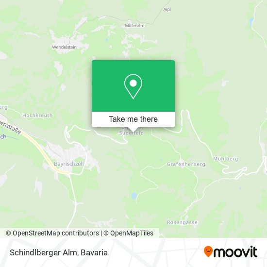 Schindlberger Alm map