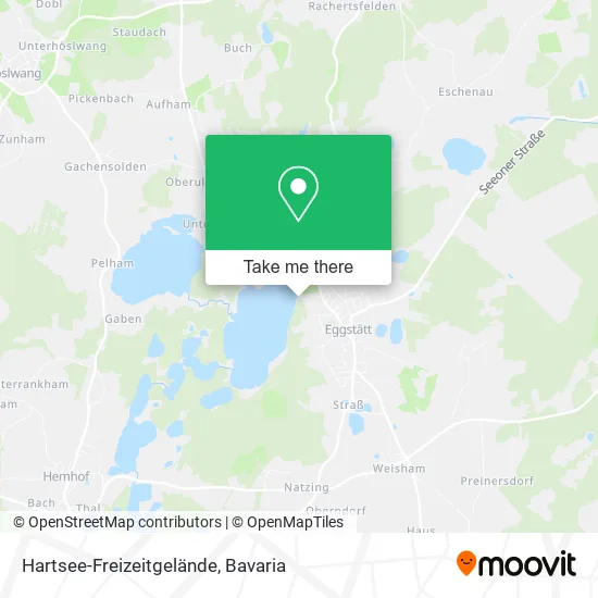 Карта Hartsee-Freizeitgelände