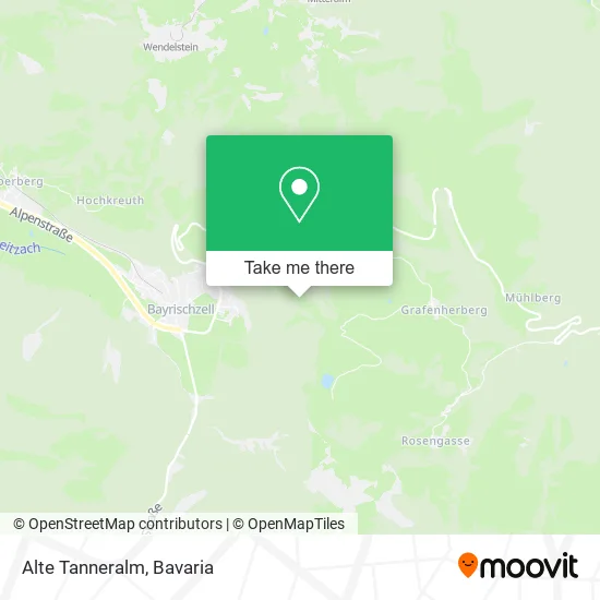 Карта Alte Tanneralm