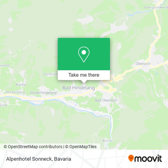 Alpenhotel Sonneck map