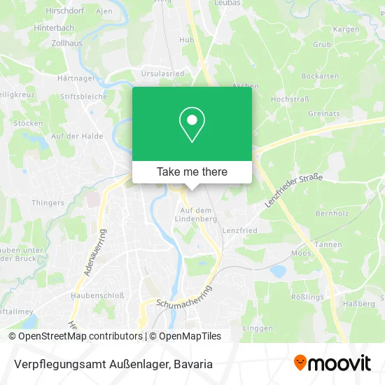 Карта Verpflegungsamt Außenlager