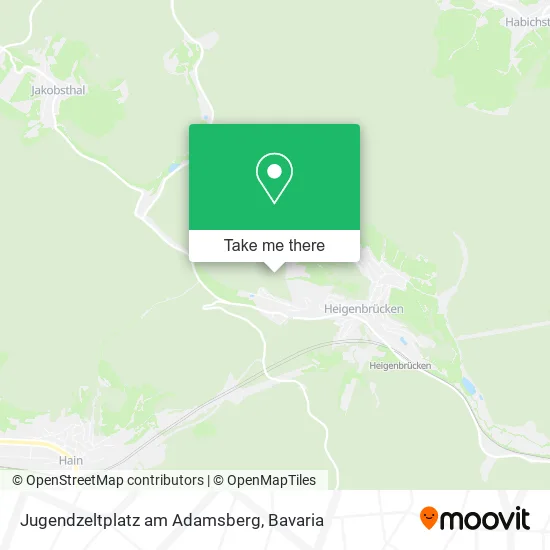 Карта Jugendzeltplatz am Adamsberg