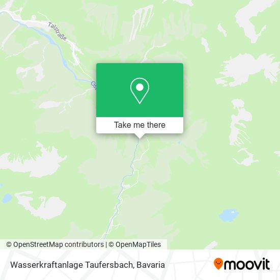 Wasserkraftanlage Taufersbach map
