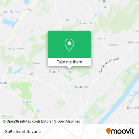 Карта Süße Insel