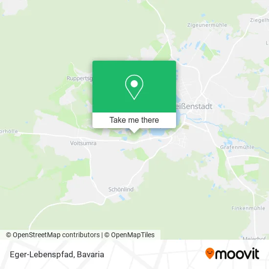 Карта Eger-Lebenspfad
