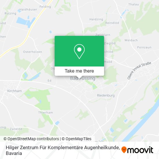 Hilger Zentrum Für Komplementäre Augenheilkunde map