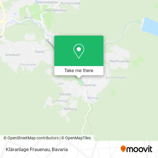 Карта Kläranlage Frauenau