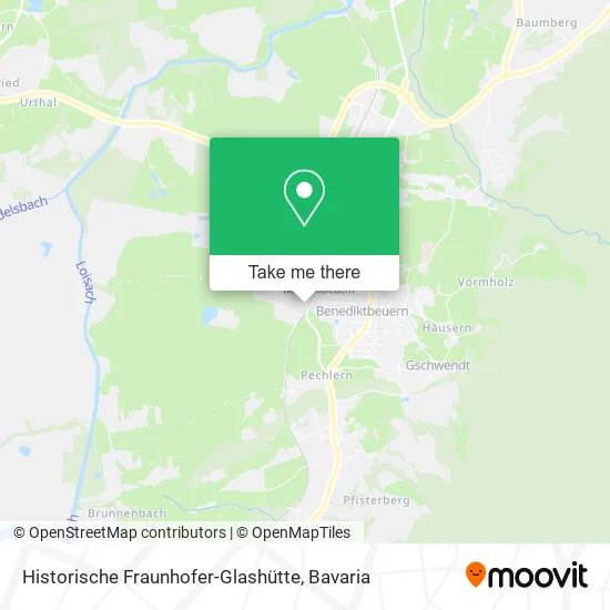 Карта Historische Fraunhofer-Glashütte