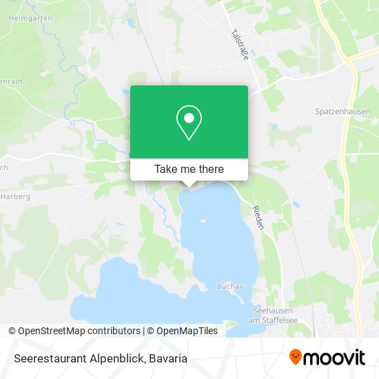 Seerestaurant Alpenblick map