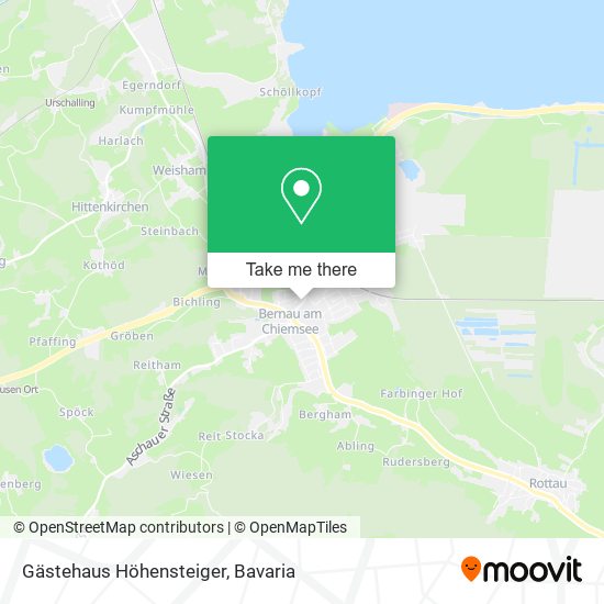 Gästehaus Höhensteiger map