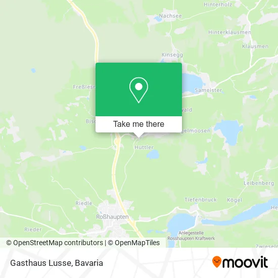 Карта Gasthaus Lusse