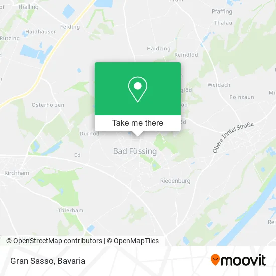 Карта Gran Sasso