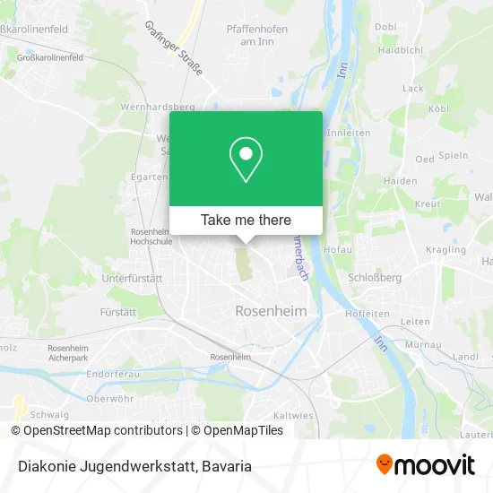 Карта Diakonie Jugendwerkstatt