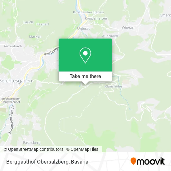 Карта Berggasthof Obersalzberg
