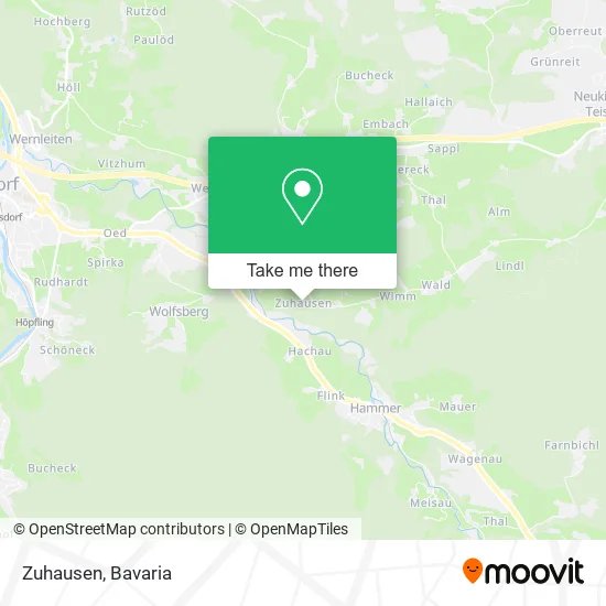 Карта Zuhausen