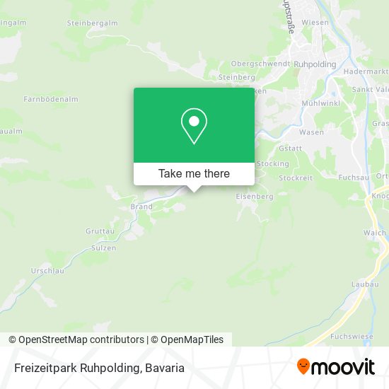 Freizeitpark Ruhpolding map