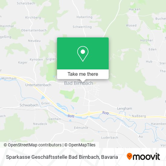 Карта Sparkasse Geschäftsstelle Bad Birnbach