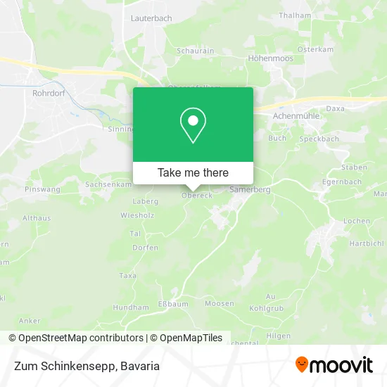 Карта Zum Schinkensepp