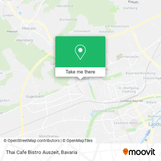 Карта Thai Cafe Bistro Auszeit