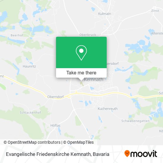 Evangelische Friedenskirche Kemnath map