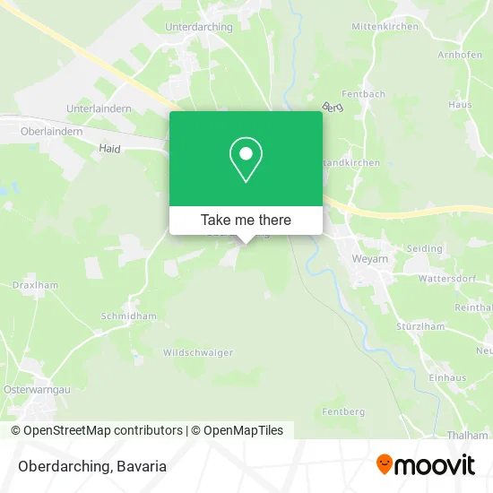 Карта Oberdarching