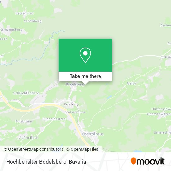 Hochbehälter Bodelsberg map