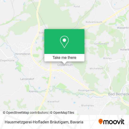 Hausmetzgerei-Hofladen Bräutigam map