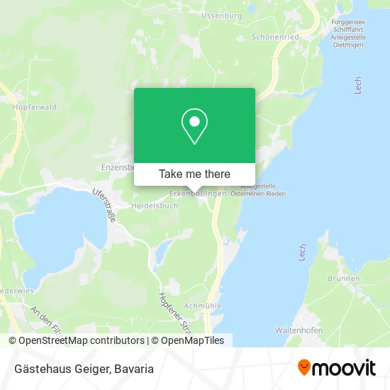 Карта Gästehaus Geiger
