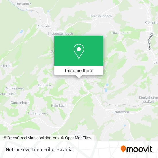 Getränkevertrieb Fribo map