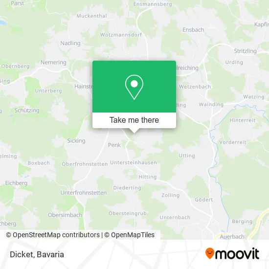 Карта Dicket