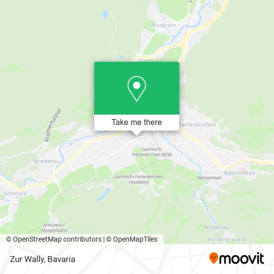 Zur Wally map