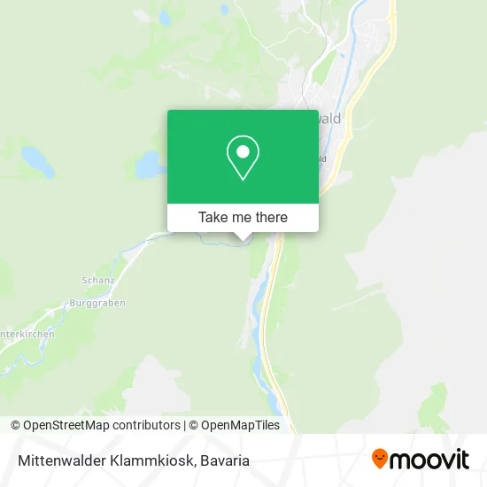 Карта Mittenwalder Klammkiosk