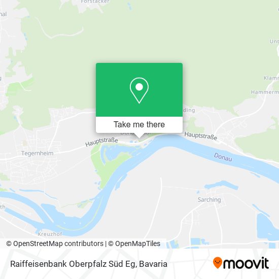 Raiffeisenbank Oberpfalz Süd Eg map