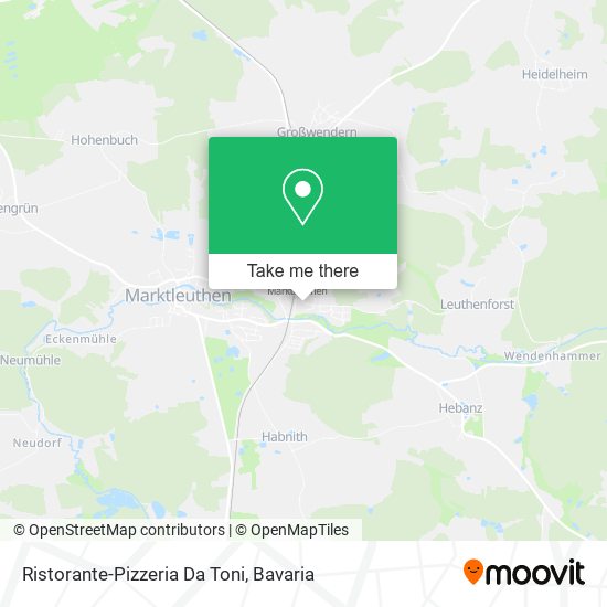 Ristorante-Pizzeria Da Toni map