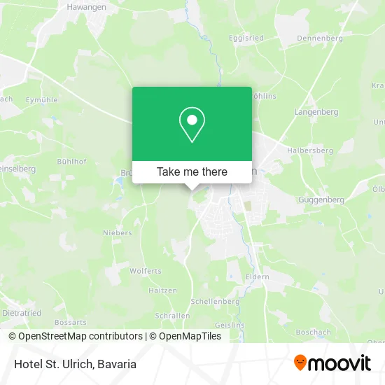 Карта Hotel St. Ulrich