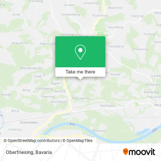 Карта Oberfriesing