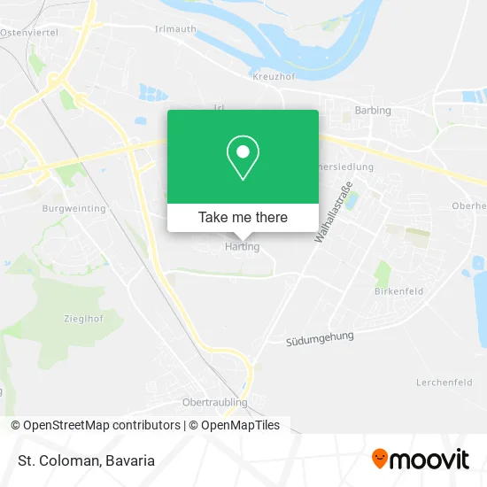Карта St. Coloman