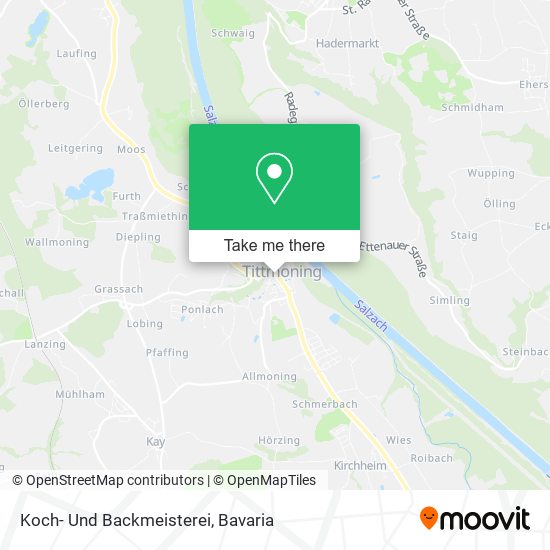 Карта Koch- Und Backmeisterei