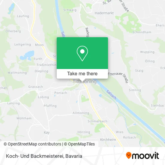 Карта Koch- Und Backmeisterei