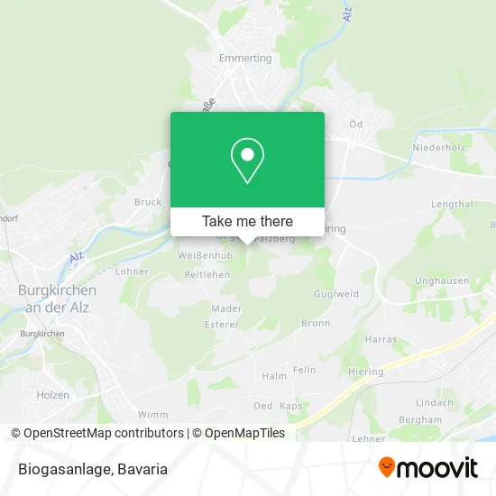 Карта Biogasanlage