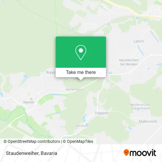 Карта Staudenweiher