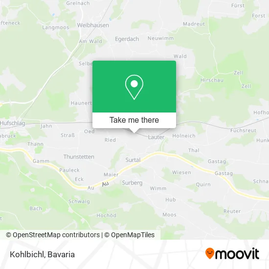 Карта Kohlbichl