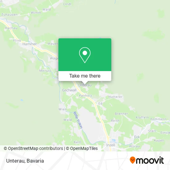 Карта Unterau