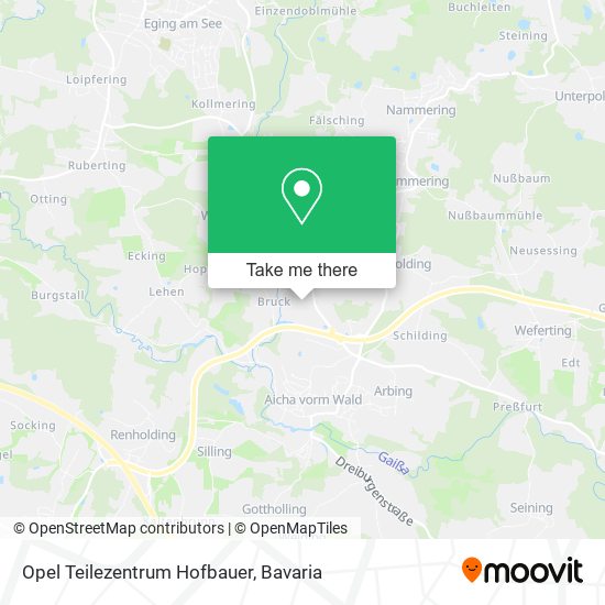 Карта Opel Teilezentrum Hofbauer